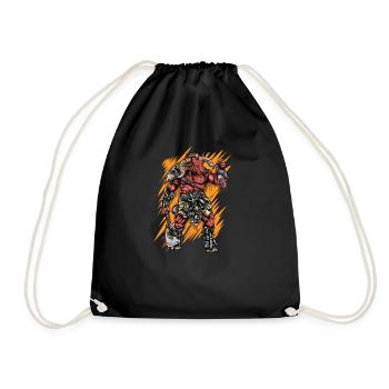 Minotaur I Mythical creature ancient Greece motif - Drawstring Bag - black - Front