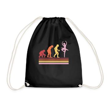 Ballet Dance Dancing - Drawstring Bag - black - Front