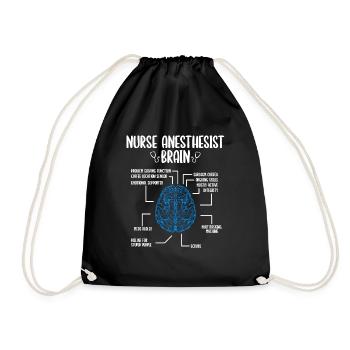 Nurse Anesthesist Nurse Appreciation Week CRNA - Turnbeutel - Schwarz - Vorne