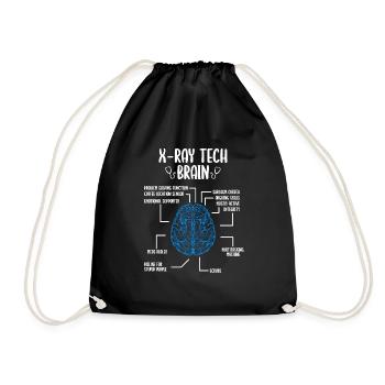 XRay Tech Essential XRay Technologist Badge Reel - Drawstring Bag - black - Front