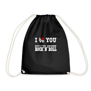 Je t’aime mais j’ai choisi mon wakeboard Lustiger - Sac de sport léger - noir - Devant