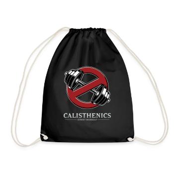 NO WEIGHTS ALLOWED - CALISTHENICS - Street Workout - Drawstring Bag - black - Front