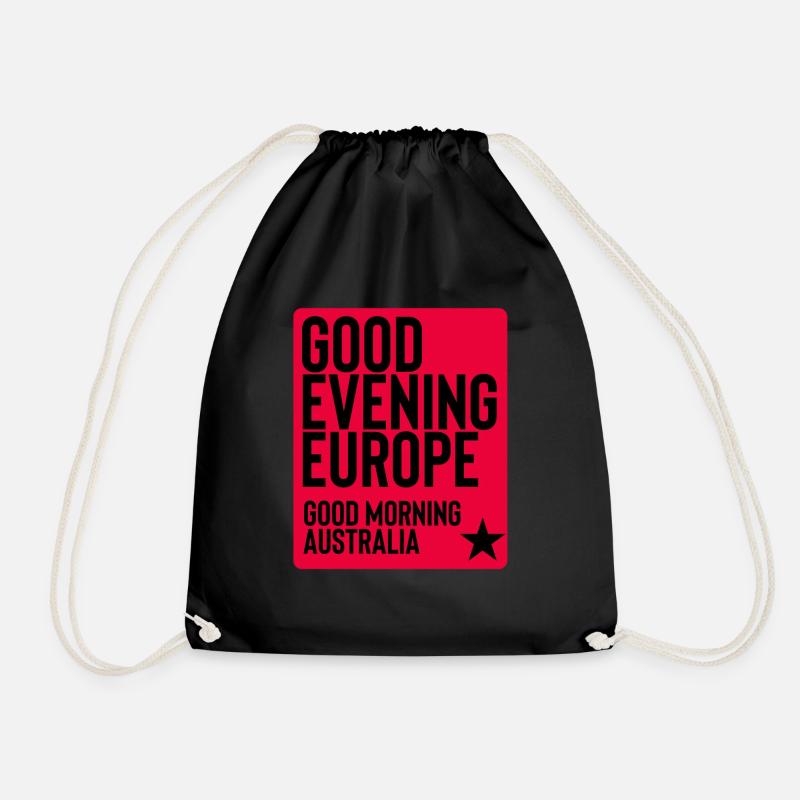 Eurovision Song Contest - Drawstring Bag - black