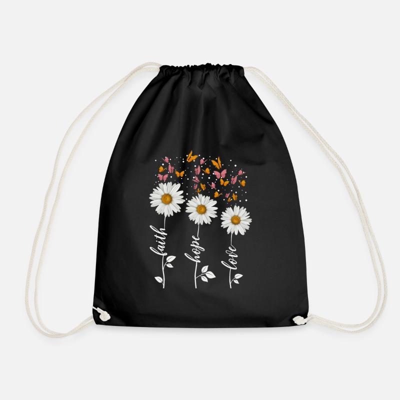 foi espérance amour - Sac de sport léger - noir
