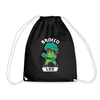 Brocco Lee Broccoli Meme - Sac de sport léger - noir - Devant