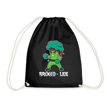 Brocco Lee Broccoli Meme - Sac de sport léger - noir - Devant