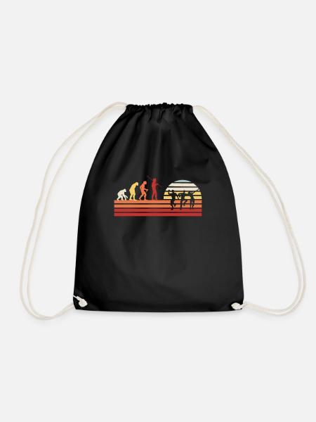 Retro Tanzen Tänzer Vintage Tanz - Turnbeutel - Schwarz