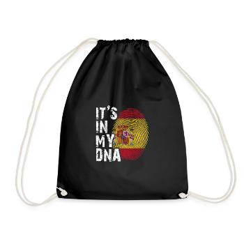 It's in my DNA Spain Spanien - Turnbeutel - Schwarz - Vorne