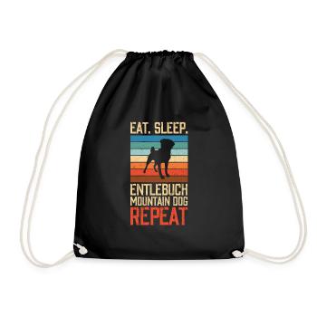Entlebuch Mountain dog Répéter - Sac de sport léger - noir - Devant