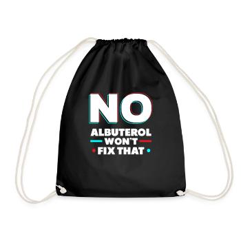 Funny Respiratory Therapist Respiratory Therapy - Drawstring Bag - black - Front