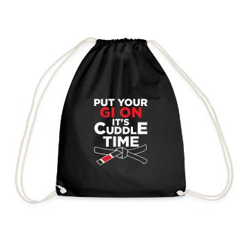 Mettez votre Gi on It’s Cuddle Time BJJ MMA Jujitsu Ji - Sac de sport léger - noir - Devant