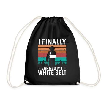 Broken Arm Surivor Get Well Soon Broken Arm - Drawstring Bag - black - Front