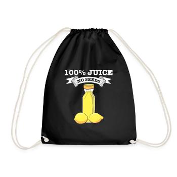 Urologie I Procédure de vasectomie I 100% Jus Non - Sac de sport léger - noir - Devant