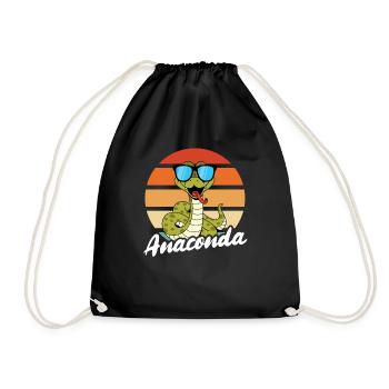 Anaconda sonnenbrille - Turnbeutel - Schwarz - Vorne