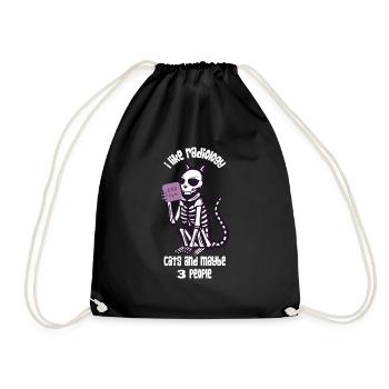 X-Ray Cat Rad Tech Art - Sac de sport léger - noir - Devant