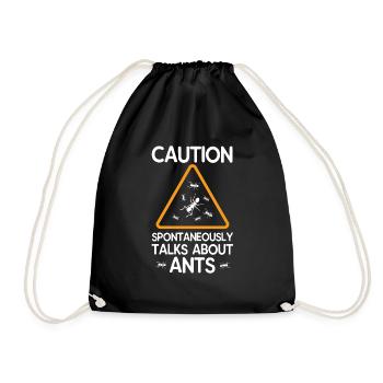 Ant - Drawstring Bag - black - Front