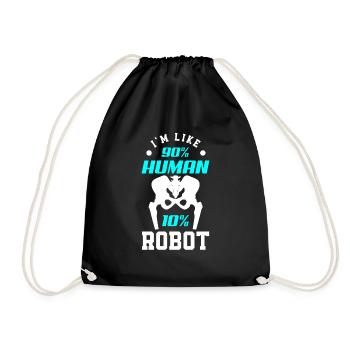 Chirurgie artificielle de l’articulation de la hanche prothèse de hanche - Sac de sport léger - noir - Devant