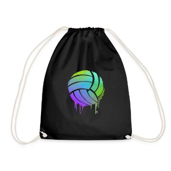 Volleyball Team Volleyball Coach - Drawstring Bag - black - Front
