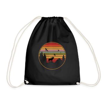 Moose Vintage Sunset Orignal scandinave - Sac de sport léger - noir - Devant