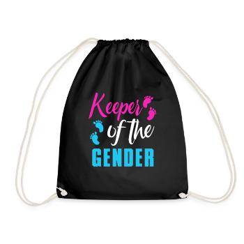 Keeper Of The Gender - Drawstring Bag - black - Front