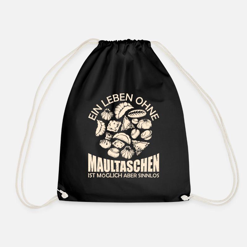 Maultaschen Schwabe - Turnbeutel - Schwarz