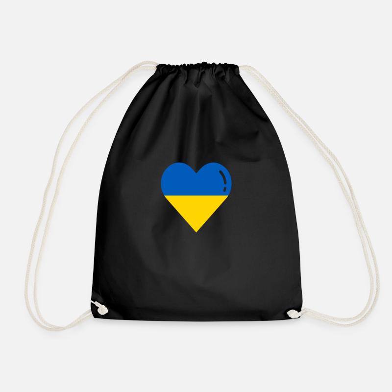 Ukraine Drapeau Kiev - Sac de sport léger - noir