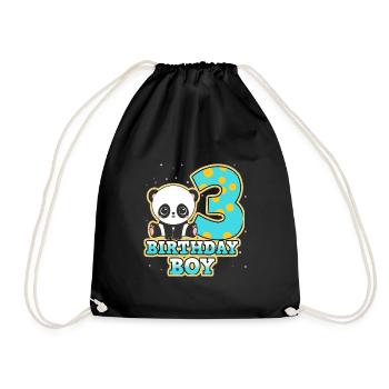 Anniversaire 3 - Sac de sport léger - noir - Devant