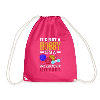 Tricot Aiguille à tricoter Aiguille à tricoter - Sac de sport léger - fuchsia - Devant