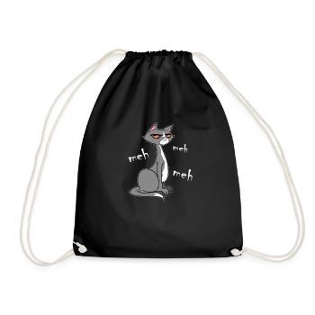 Meh Cat - Sac de sport léger - noir - Devant