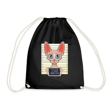 Sphynx Cat Mom - Dear Mom I Can Explain - Turnbeutel - Schwarz - Vorne