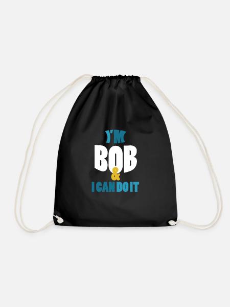I'm Bob I Can Do it - Turnbeutel - Schwarz