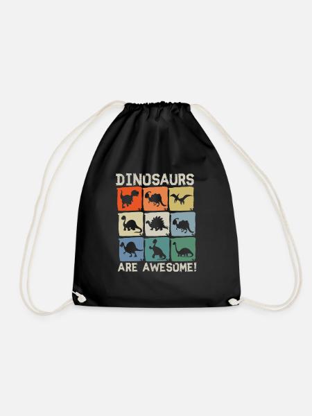 Les dinosaures sont géniaux - Sac de sport léger - noir