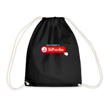N’oubliez pas de vous abonner - Sac de sport léger - noir - Devant