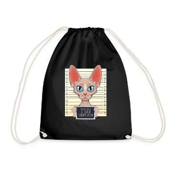 Sphynx Cat Dad I Dear Dad I Can Explain I Sphynx - Turnbeutel - Schwarz - Vorne