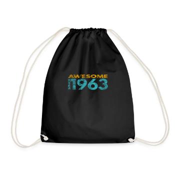 Génial depuis 1963 - Sac de sport léger - noir - Devant