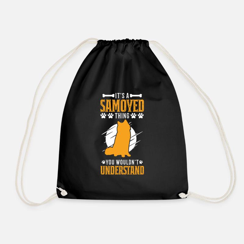 It's a Samoyed thing Samojede - Drawstring Bag - black