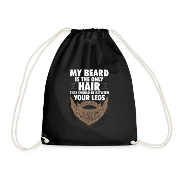 Ma barbe est le seul cheveu qui devrait être entre - Sac de sport léger - noir - Devant