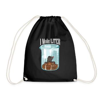 Chimie Biologie Drôle Une Mole Par Litre Nerd - Sac de sport léger - noir - Devant