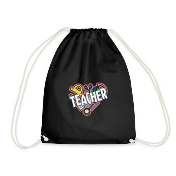 Lehrer - Turnbeutel - Schwarz - Vorne