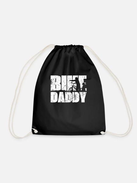 Bike Daddy Fahrrad Vater Papa Vatertag - Turnbeutel - Schwarz