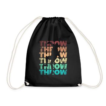Lanceur de javelot d’athlétisme - Sac de sport léger - noir - Devant