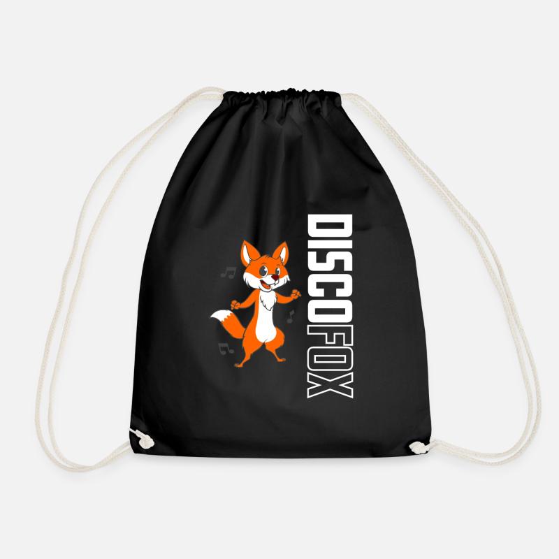 Disco fuchs - Turnbeutel - Schwarz