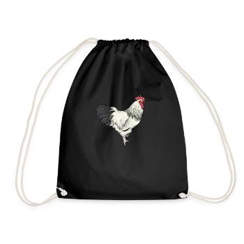 Sundheimer Hühner I Chicken Poultry Motif pour - Sac de sport léger - noir - Devant