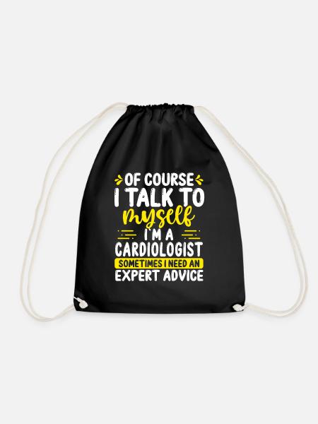 Cardiologist Appreciation Advice Heart Whisperer - Turnbeutel - Schwarz
