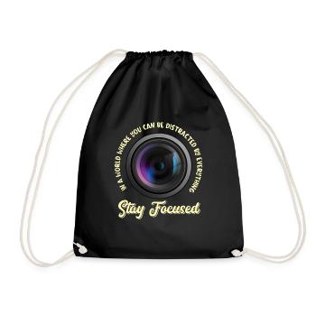 Photographie Prise de vue Appareil photo Objectif - Sac de sport léger - noir - Devant
