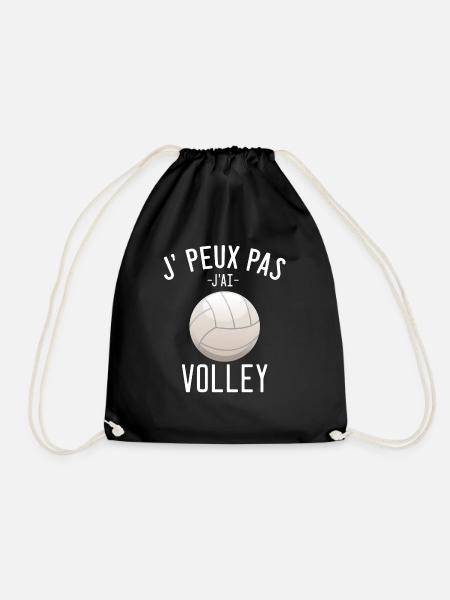 Je peux pas j'ai volley - Sac de sport léger - noir