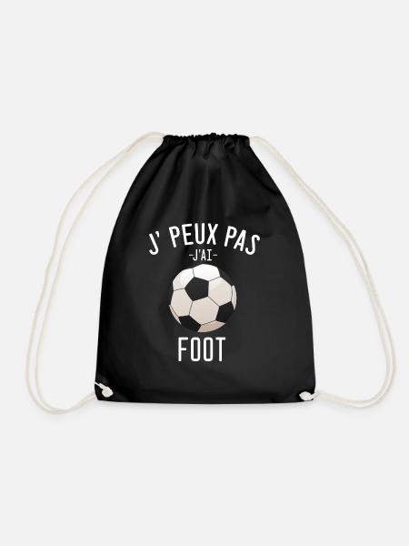 J'peux pas j'ai foot - Sac de sport léger - noir