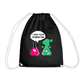 Drôle de motif de chimiste pour les nerds geeks cadeau - Sac de sport léger - noir - Devant