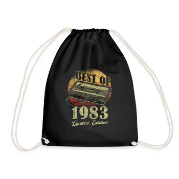 Best Of 1983 Bande de cassette rétro - Sac de sport léger - noir - Devant