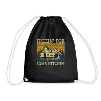 Itchin pour quelques cadeaux de caravanes Hitchin - Sac de sport léger - noir - Devant